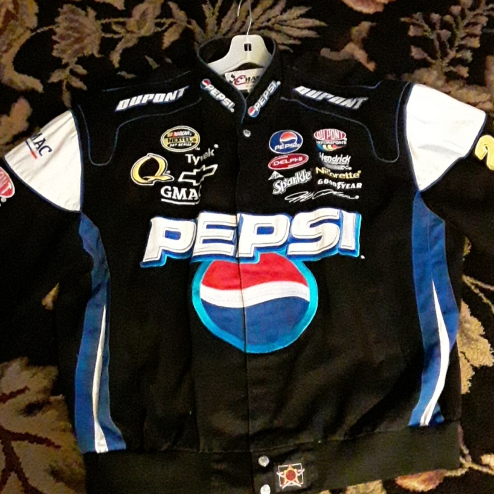 Jeff Gordon last year win retirement jacket!